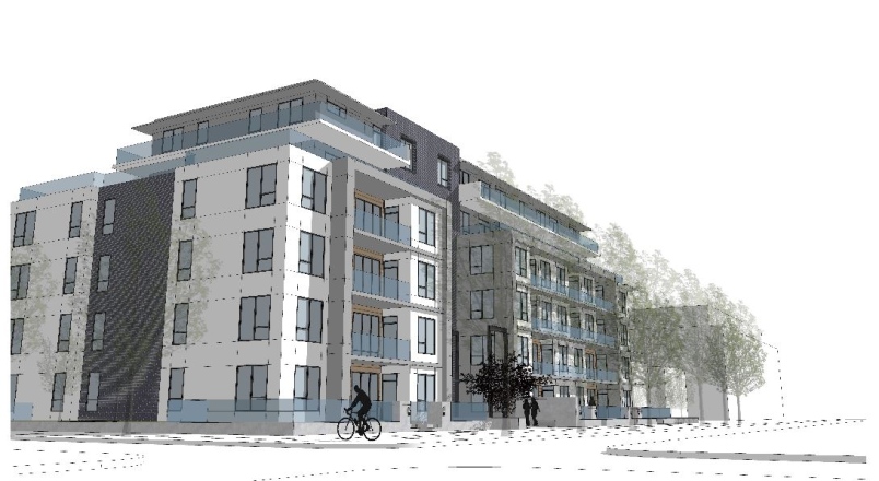 Midrise building envisioned for land assembly near Little Mountain site